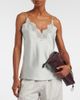 Rohe Róhe Lace-trimmed silk top - 2
