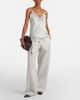 Rohe Róhe Lace-trimmed silk top - 6
