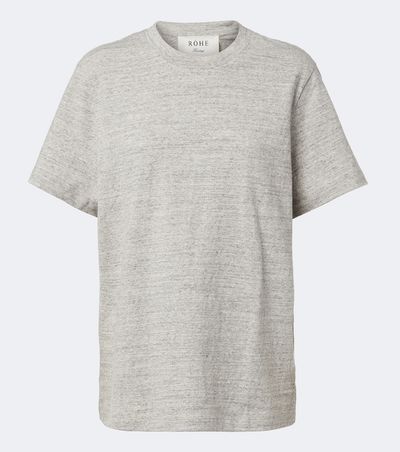 Rohe Róhe Mouliné cotton jersey T-shirt