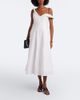 Rohe Róhe Off-shoulder cotton-blend midi dress - 2