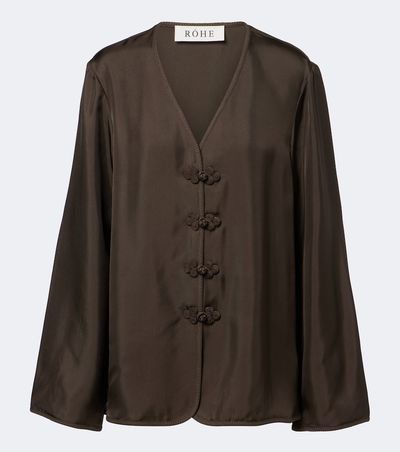 Rohe Róhe Oversized silk blouse