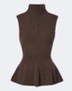 Rohe RÃ³he Ribbed wool and cashmere turtleneck top - 1