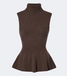 Rohe RÃ³he Ribbed wool and cashmere turtleneck top