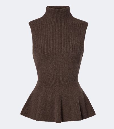 Rohe RÃ³he Ribbed wool and cashmere turtleneck top