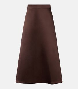 Rohe Róhe Satin midi skirt
