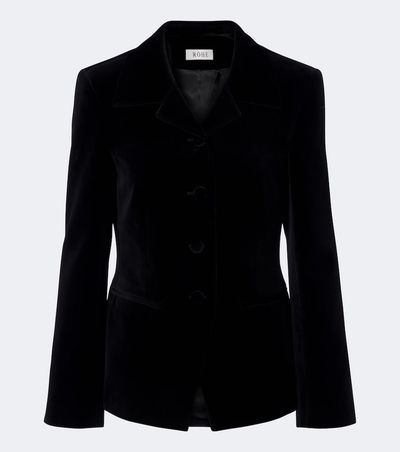 Rohe Róhe Single-breasted cotton velvet blazer