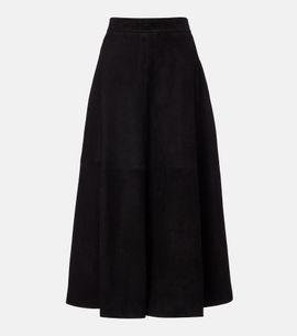 Rohe Róhe Suede midi skirt