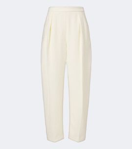 Rohe Róhe Wool-blend bouclé barrel-leg pants