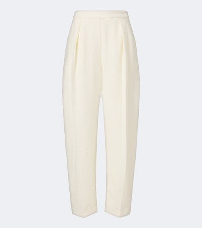 Rohe Róhe Wool-blend bouclé barrel-leg pants