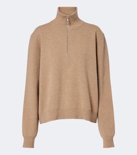 Rohe RÃ³he Wool-blend half-zip sweater
