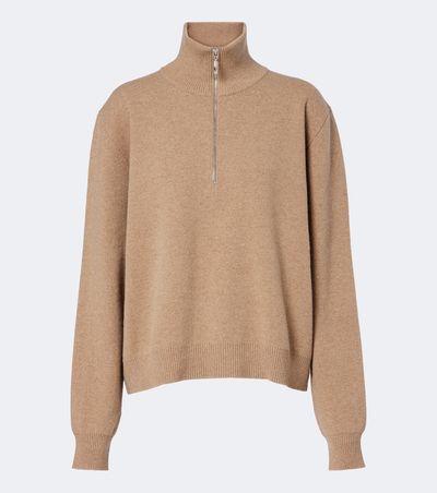 Rohe RÃ³he Wool-blend half-zip sweater