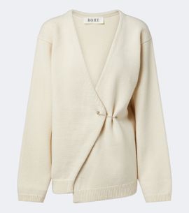 Rohe RÃ³he Wool and cashmere wrap cardigan