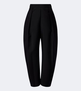 Rohe RÃ³he Wool and mohair barrel pants