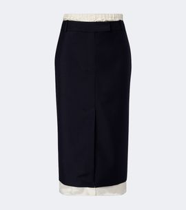 Rohe RÃ³he Wool and mohair midi skirt