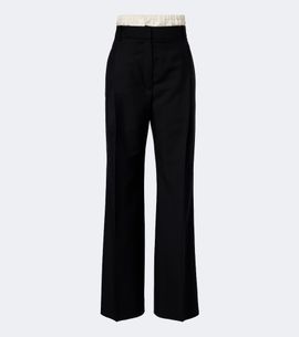 Rohe Róhe Wool and mohair wide-leg pants