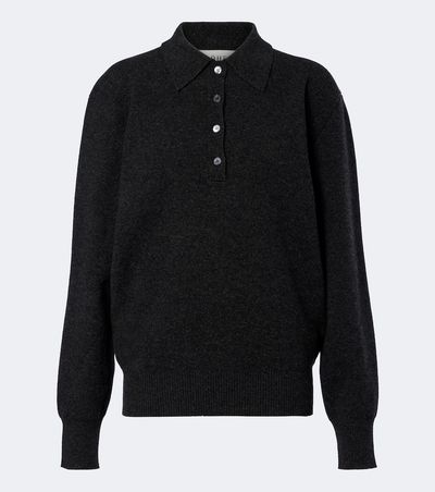 Rohe RÃ³he Wool, cashmere, and silk-blend polo sweater
