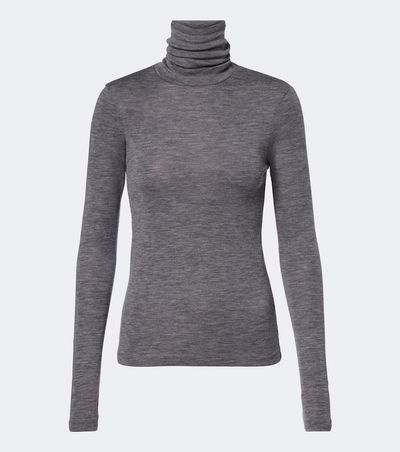 Rohe RÃ³he Wool jersey turtleneck top
