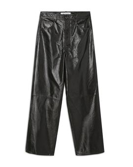 Rohe Rohe Bruun Lacquer Baggy Leather Trousers