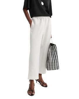 Rohe Rohe Cropped Wide Leg Trousers