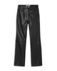 Rohe Rohe High Waist Straight Leather Trousers - 5