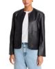 Rohe ROHE Leather Blanket Stitch Collarless Jacket - 1