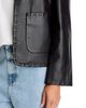 Rohe ROHE Leather Blanket Stitch Collarless Jacket - 5