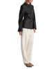 Rohe Rohe Leather Collarless Button Front Jacket - 2