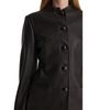 Rohe Rohe Leather Collarless Button Front Jacket - 5