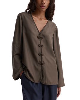 Rohe Rohe Pankou Closure Silk Top