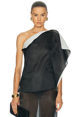 Rohe Rohe Sculptural Double Layered Top