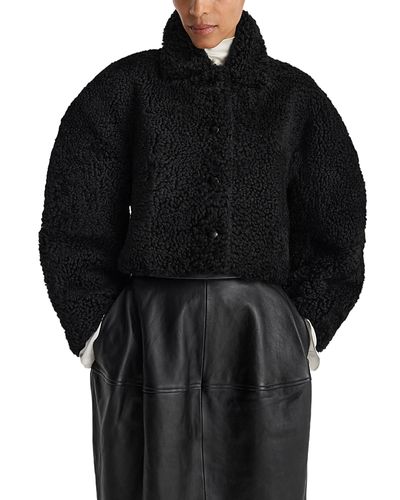 Rohe Rohe Shearling Rounded Crop Jacket