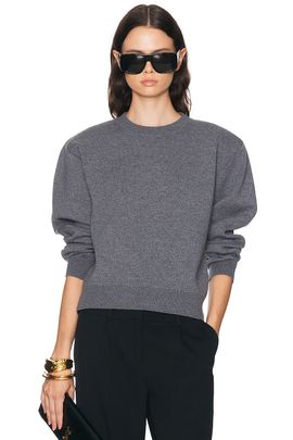 Rohe Rohe Statement Shoulder Crewneck Sweater