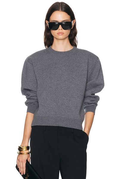Rohe Rohe Statement Shoulder Crewneck Sweater