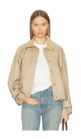 Rohe Rohe Suede Collar Blouson Jacket