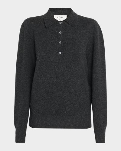Rohe Wool-Blend Polo Sweater