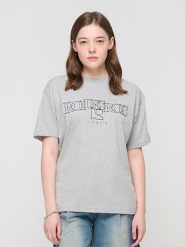ROIDESROIS Authentic Logo Printed Short Sleeve T-shirt (Melan