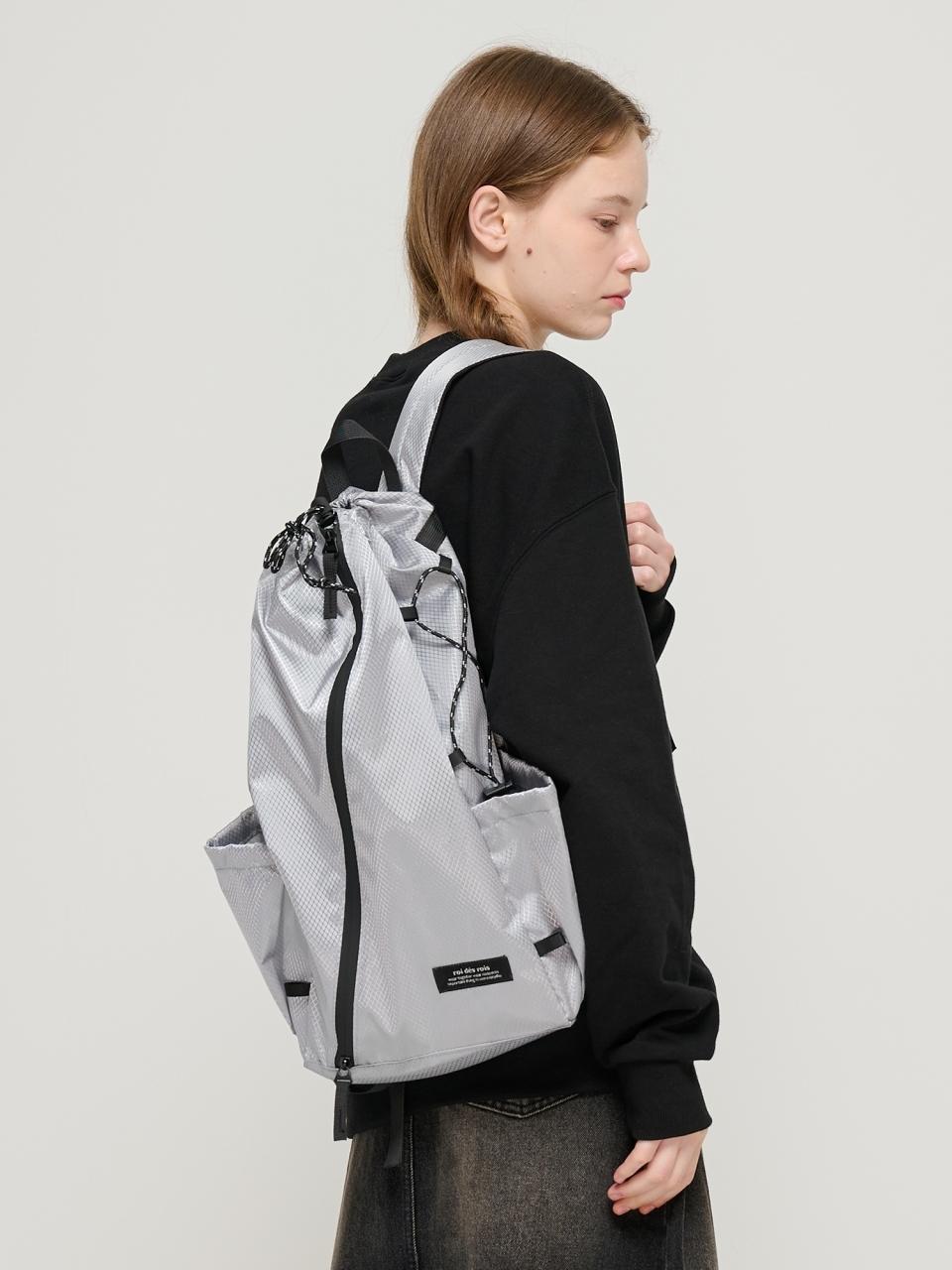 ROIDESROIS Comfort Travel String Backpack (Gray)
