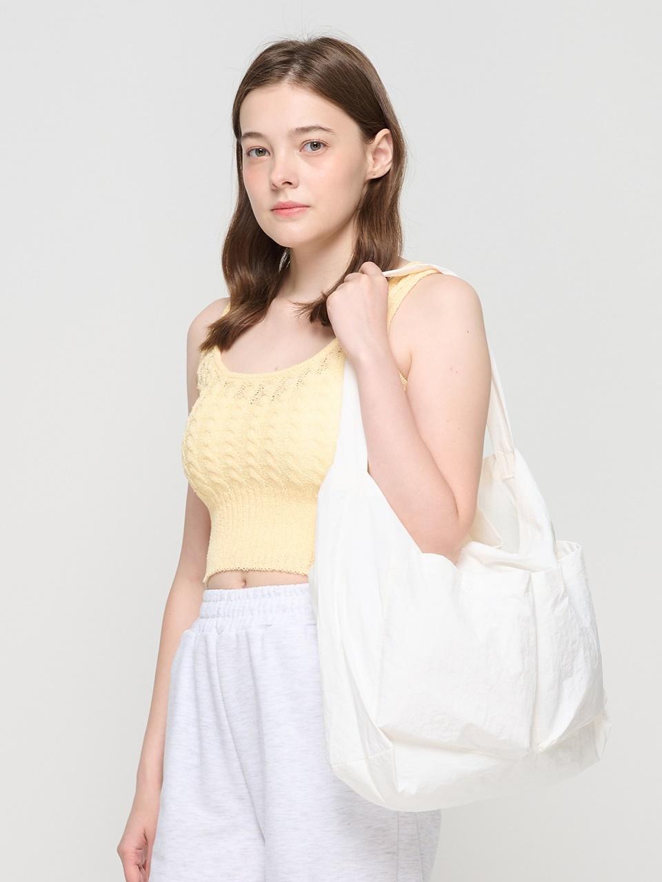 ROIDESROIS Executive Two Pocket Summer Shoulder Bag (White)