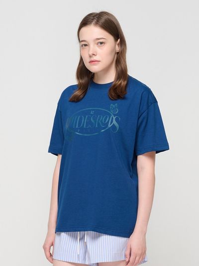 ROIDESROIS Graffiti Butterfly Point T-shirt - Navy