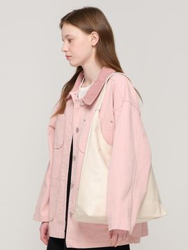 ROIDESROIS leather shoulder hobo bag (beige)