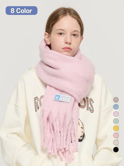 ROIDESROIS Premier Solid Wide Long muffler (8 color)