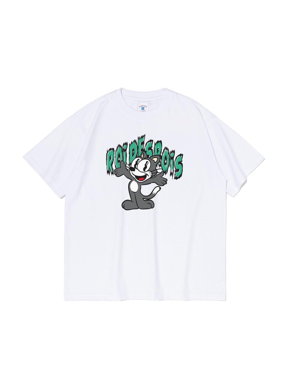ROIDESROIS Sha Sha Character Short-Sleeve T-Shirt [WHITE]