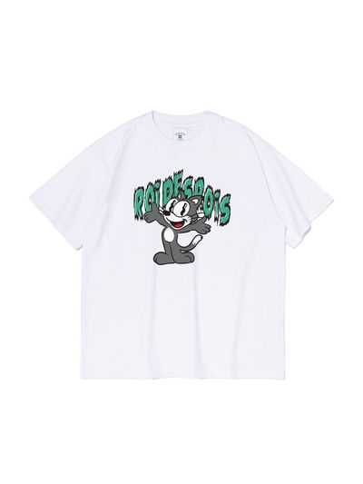 ROIDESROIS Sha Sha Character Short-Sleeve T-Shirt [WHITE]