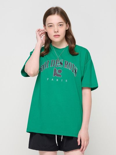 ROIDESROIS Signature Line Paris Short Sleeve T-shirt (Green)