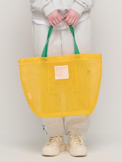 ROIDESROIS Two Color Mash Multi-Bag (Yellow/Green)