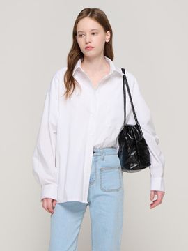 ROIDESROIS wrinkle Square Shoulder Bag (Black)