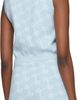 Rokh Rokh Blue Viscose Vest - 3