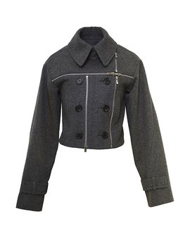 Rokh rokh Double Breasted Broken Jacket
