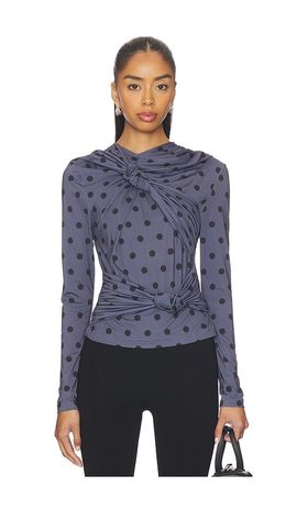 Rokh rokh Knotted Jersey Top