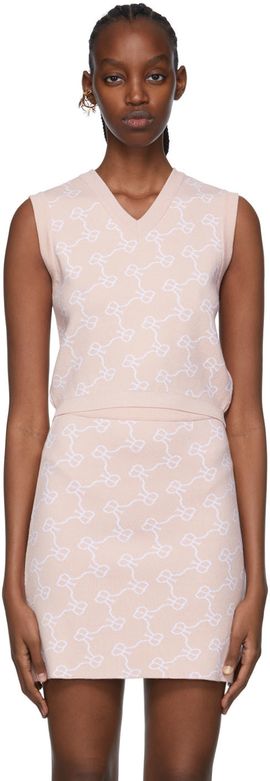 Rokh Rokh Pink Viscose Vest